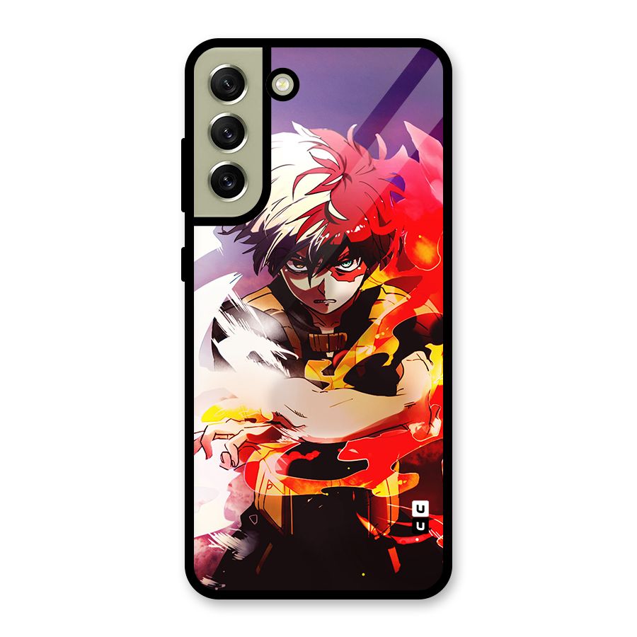 Todoroki Colors Glass Back Case for Galaxy S21 FE 5G