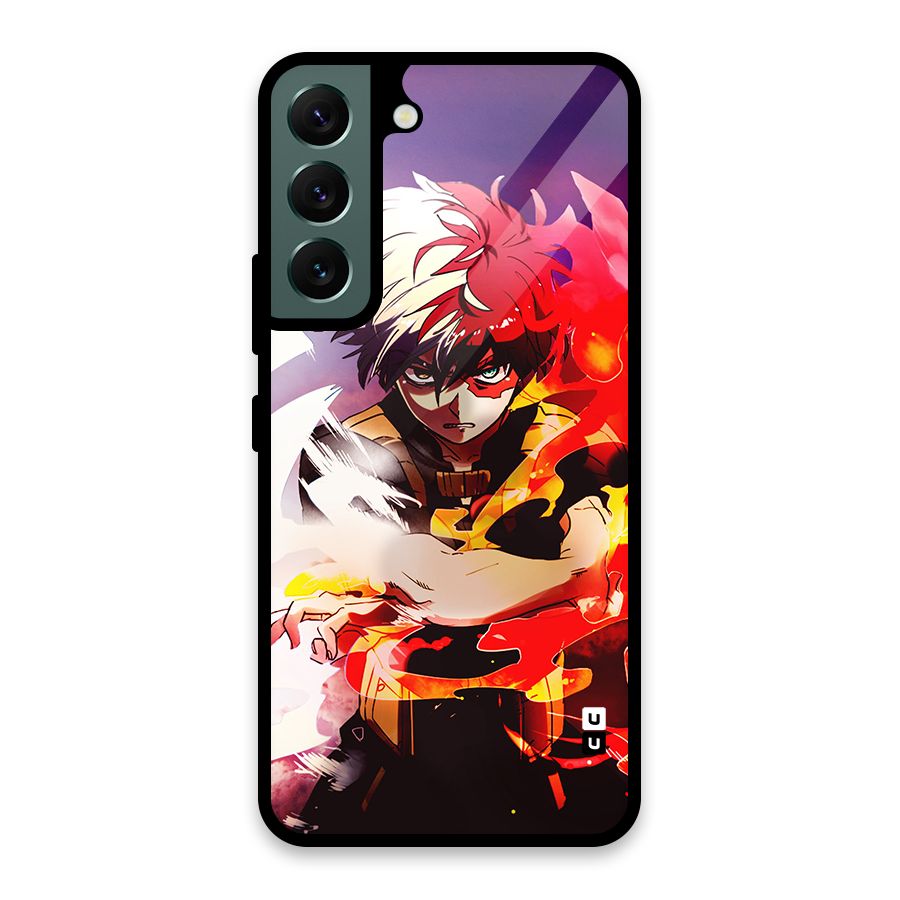 Todoroki Colors Glass Back Case for Galaxy S22 5G