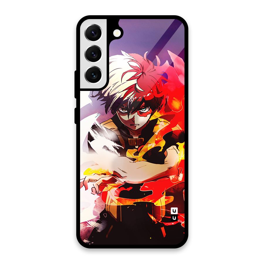 Todoroki Colors Glass Back Case for Galaxy S22 Plus 5G