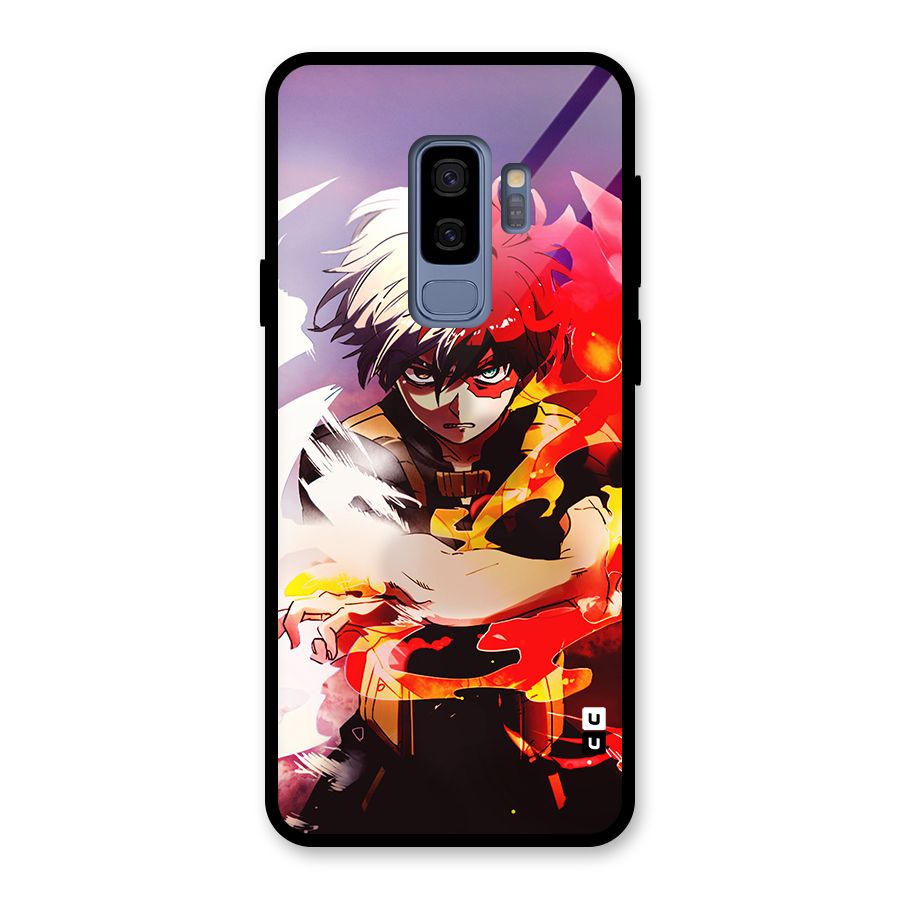 Todoroki Colors Glass Back Case for Galaxy S9 Plus