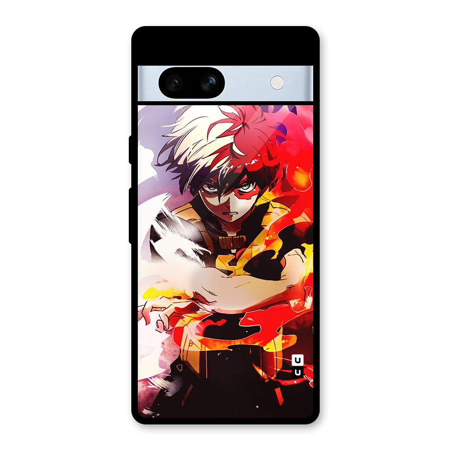 Todoroki Colors Glass Back Case for Google Pixel 7a