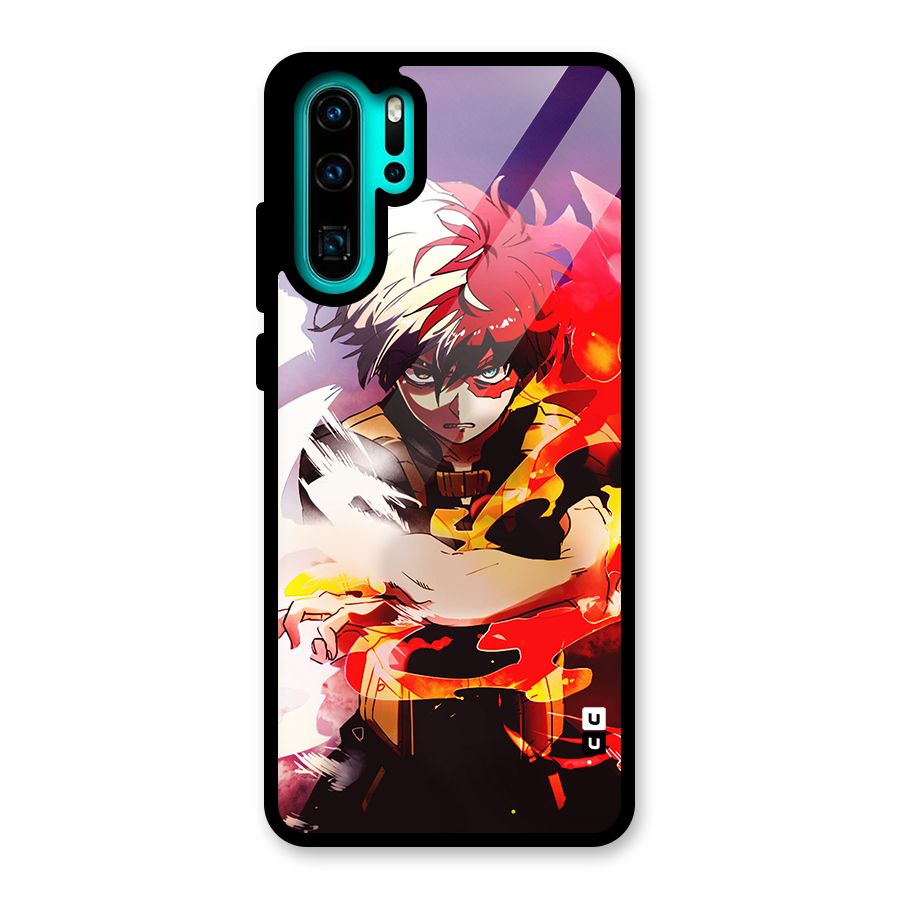 Todoroki Colors Glass Back Case for Huawei P30 Pro