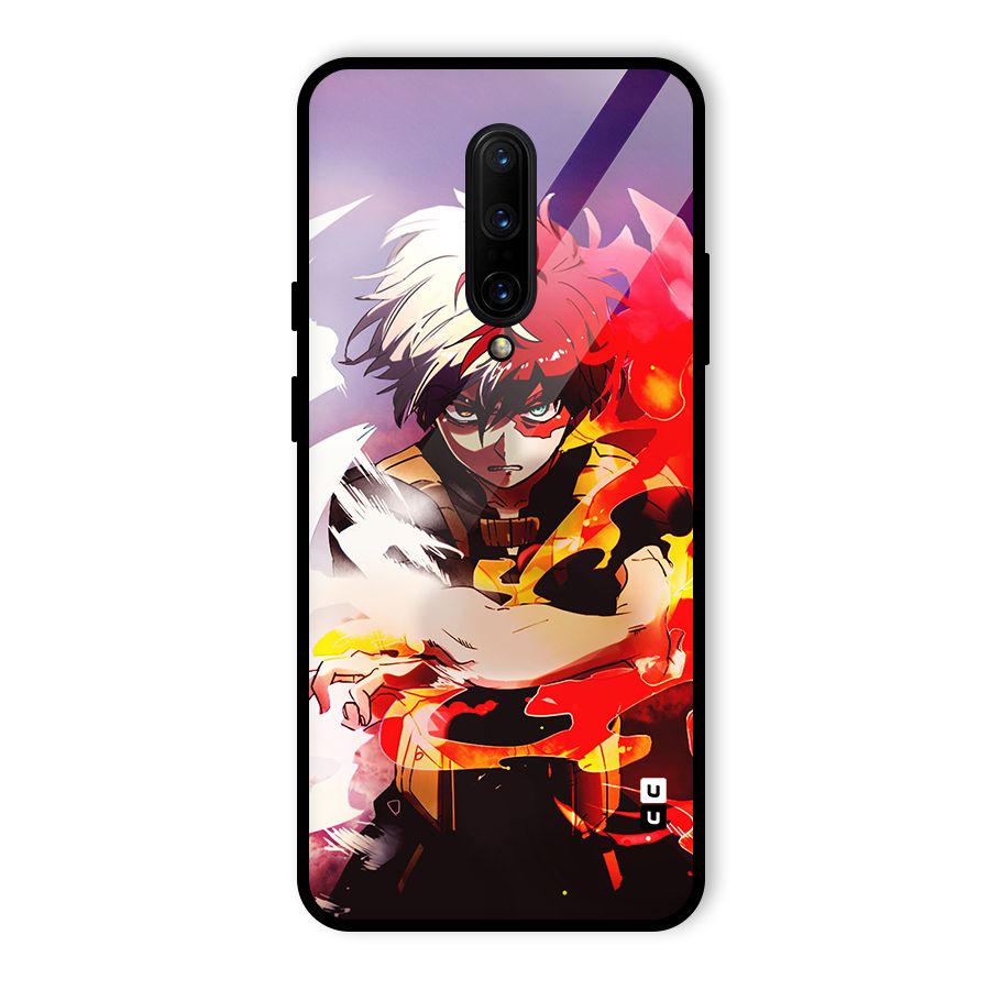 Todoroki Colors Glass Back Case for OnePlus 7 Pro