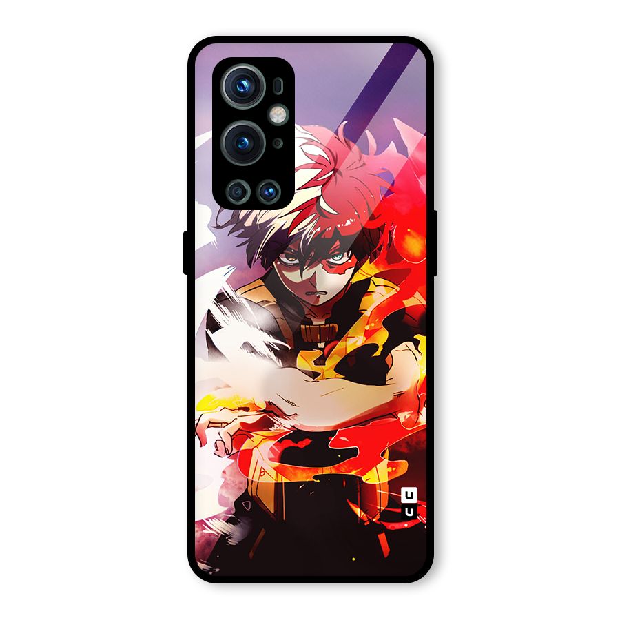 Todoroki Colors Glass Back Case for OnePlus 9 Pro