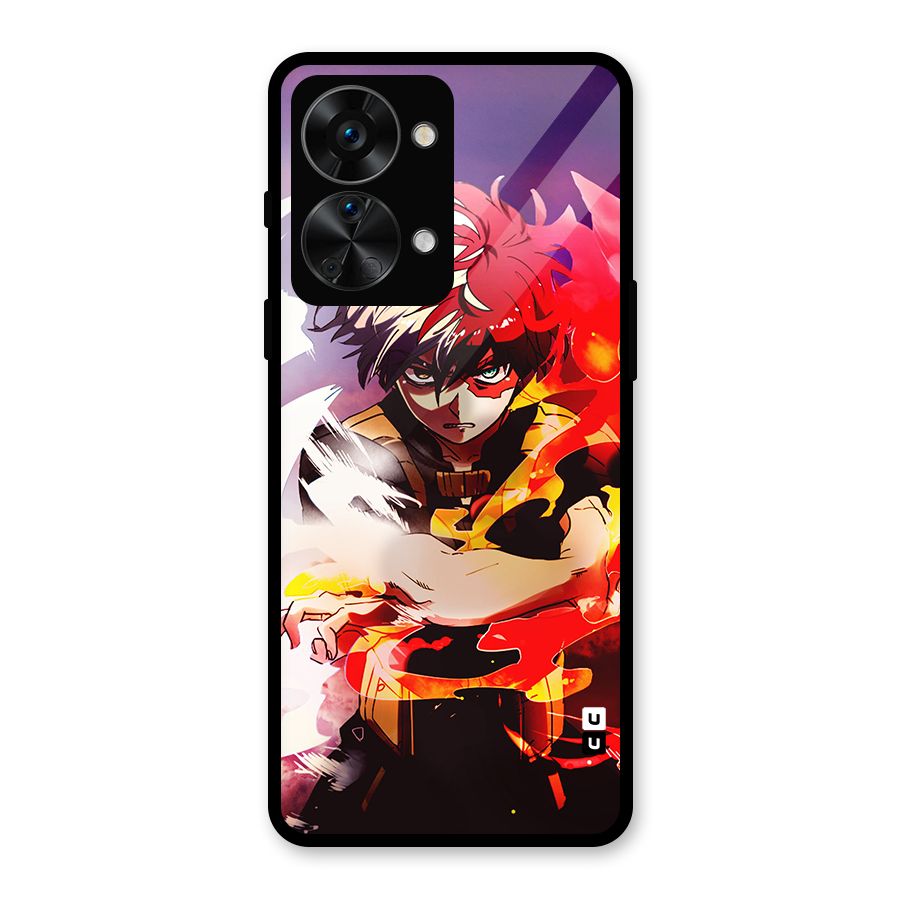 Todoroki Colors Glass Back Case for OnePlus Nord 2T