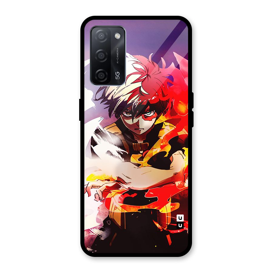 Todoroki Colors Glass Back Case for Oppo A53s 5G