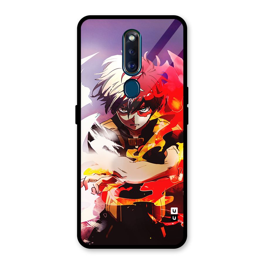 Todoroki Colors Glass Back Case for Oppo F11 Pro