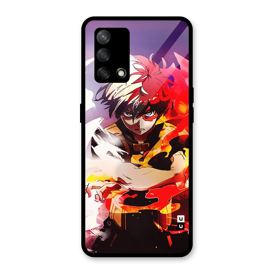 Todoroki Colors Glass Back Case for Oppo F19s
