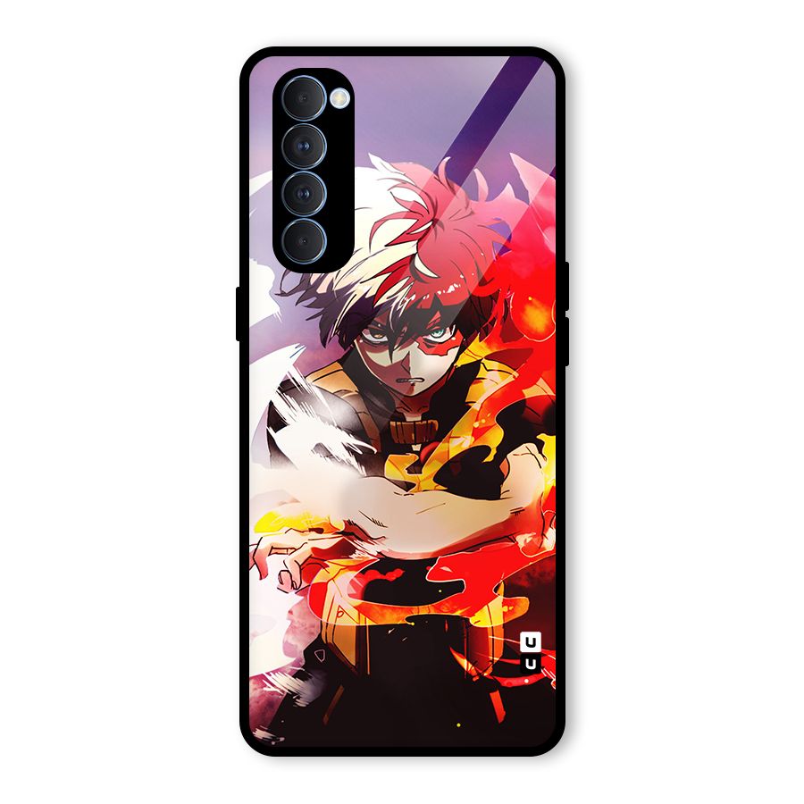Todoroki Colors Glass Back Case for Oppo Reno4 Pro