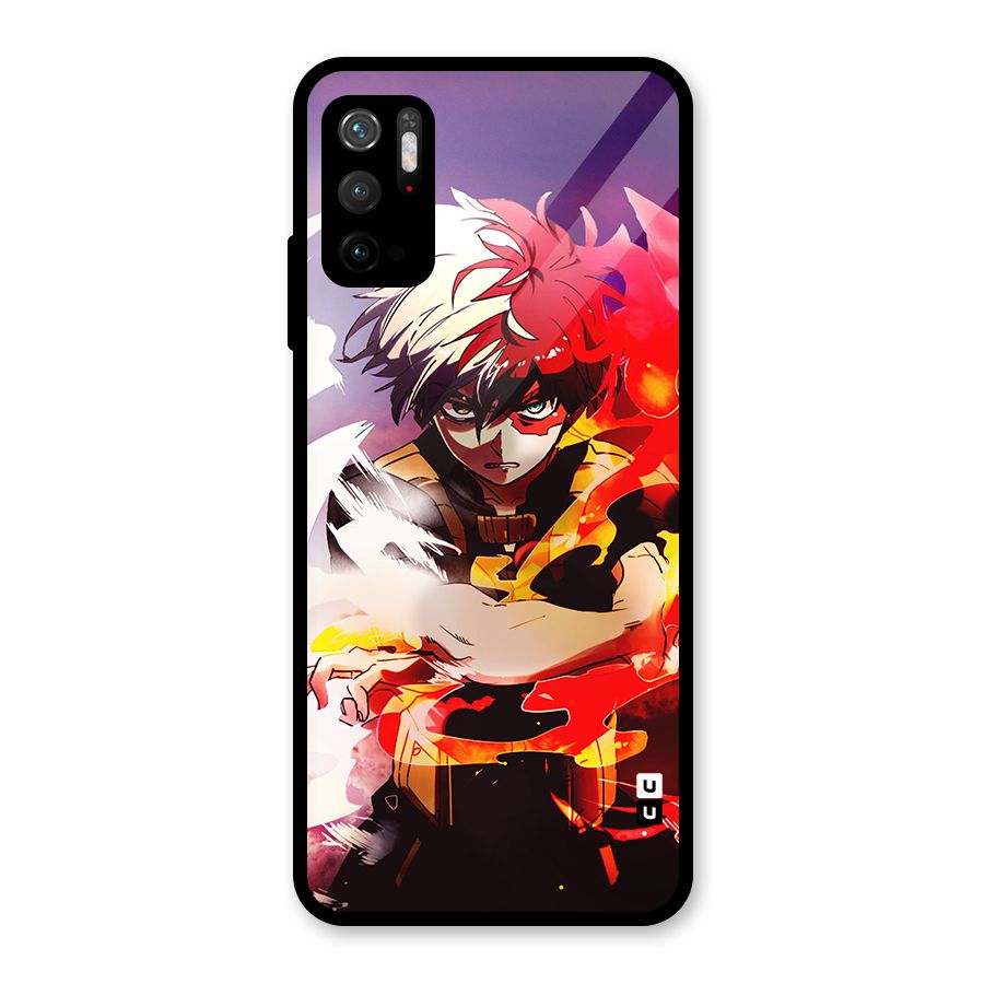 Todoroki Colors Glass Back Case for Poco M3 Pro 5G