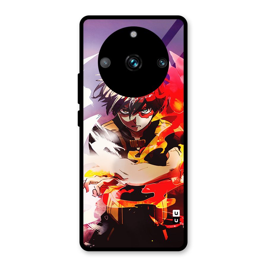 Todoroki Colors Glass Back Case for Realme 11 Pro Plus