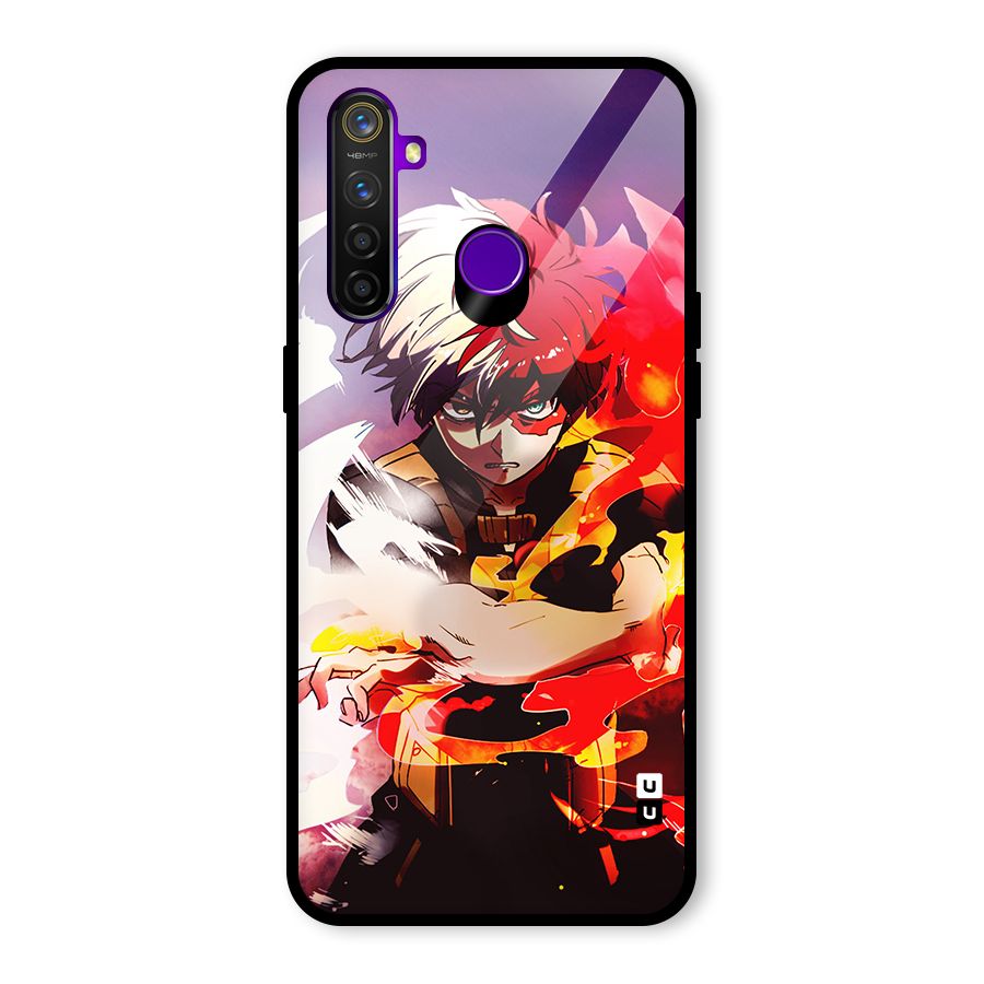 Todoroki Colors Glass Back Case for Realme 5 Pro