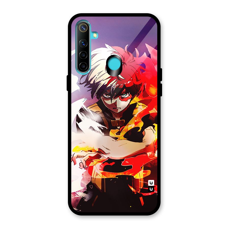 Todoroki Colors Glass Back Case for Realme Narzo 10