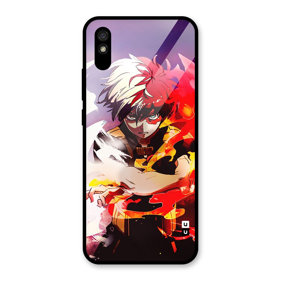 Todoroki Colors Glass Back Case for Redmi 9i