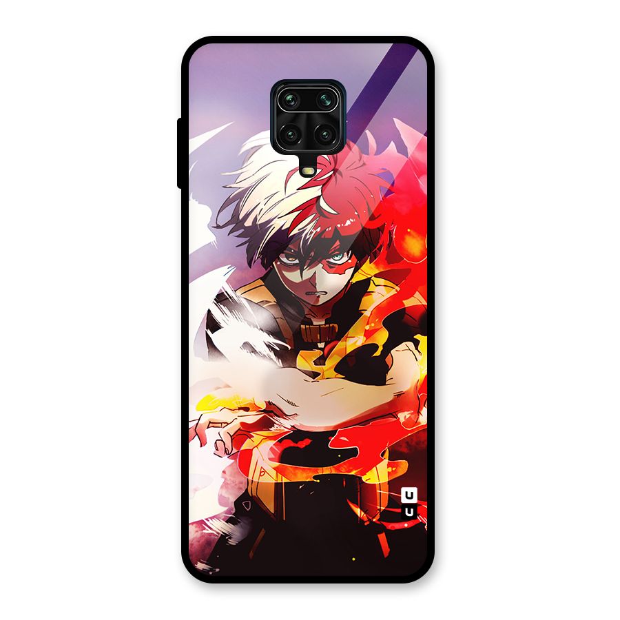 Todoroki Colors Glass Back Case for Redmi Note 10 Lite