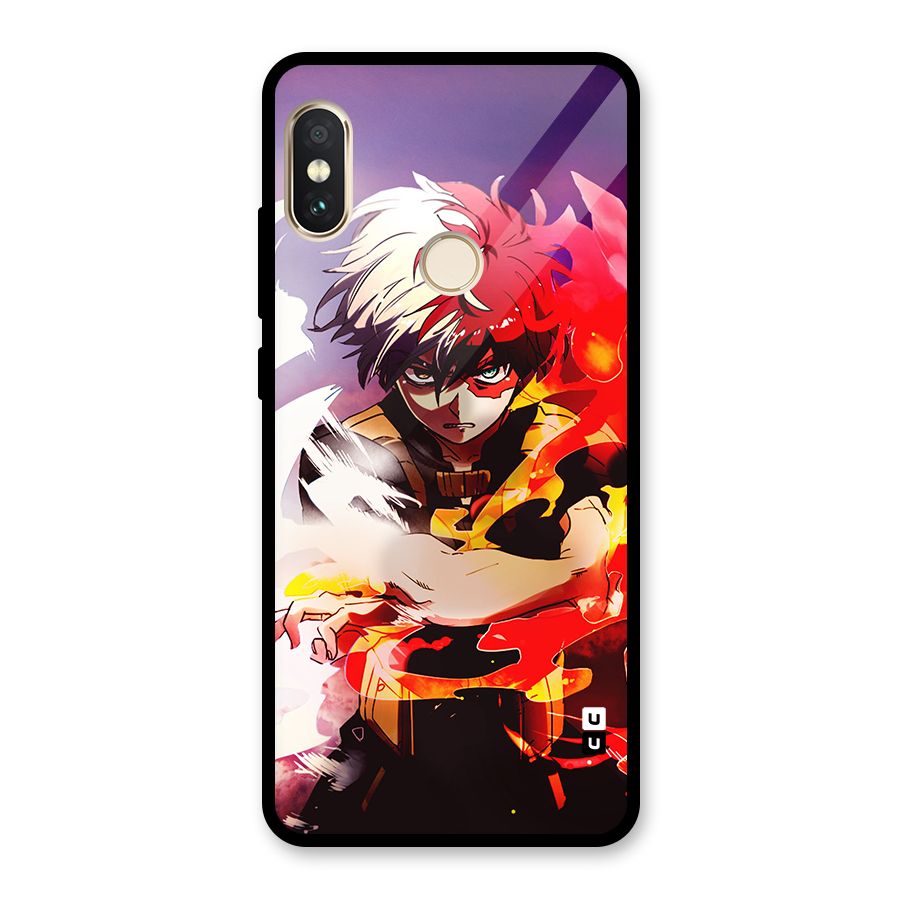 Todoroki Colors Glass Back Case for Redmi Note 5 Pro