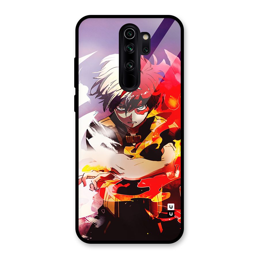 Todoroki Colors Glass Back Case for Redmi Note 8 Pro