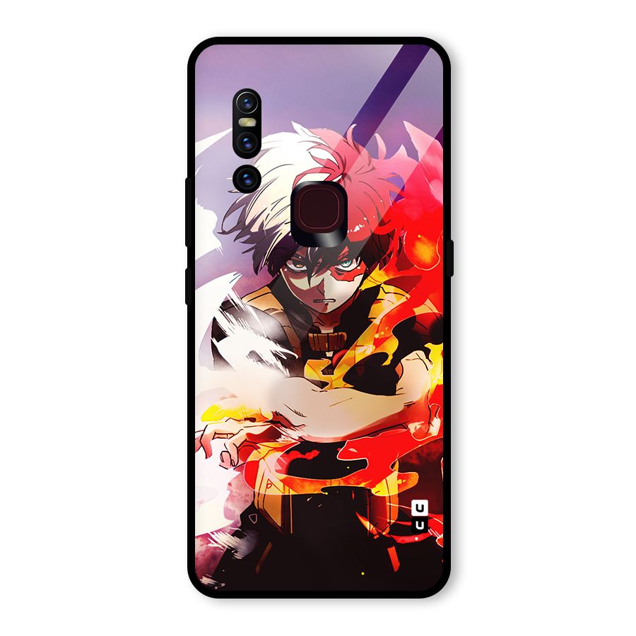 Todoroki Colors Glass Back Case for Vivo V15