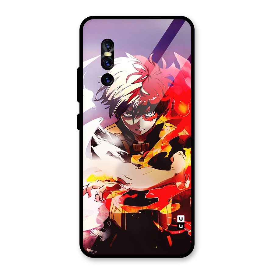 Todoroki Colors Glass Back Case for Vivo V15 Pro