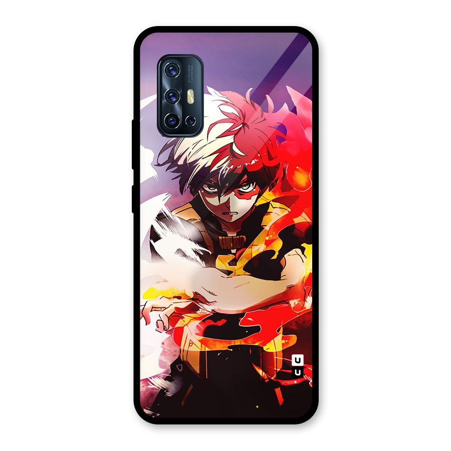 Todoroki Colors Glass Back Case for Vivo V17