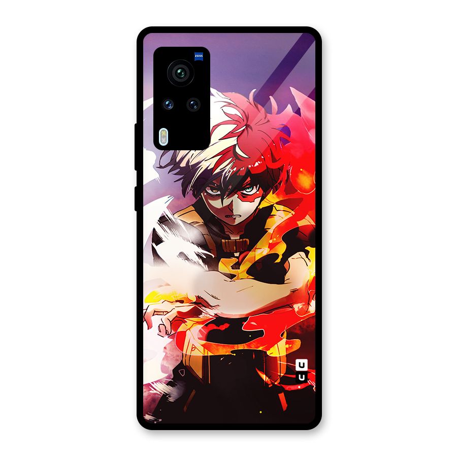 Todoroki Colors Glass Back Case for Vivo X60 Pro