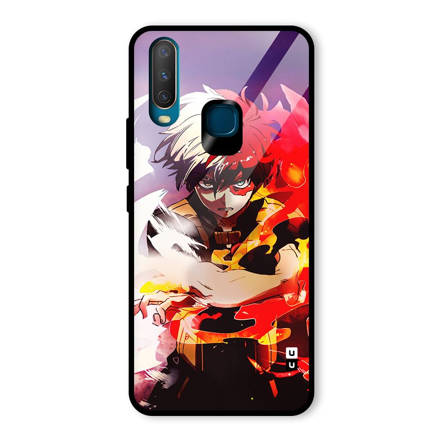 Todoroki Colors Glass Back Case for Vivo Y15