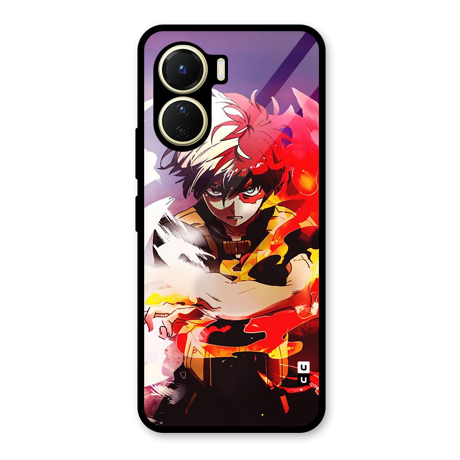 Todoroki Colors Glass Back Case for Vivo Y56