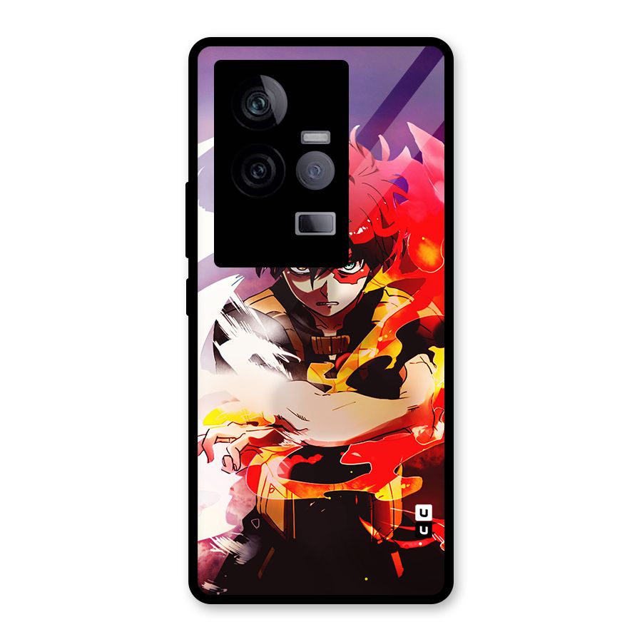 Todoroki Colors Glass Back Case for Vivo iQOO 11 5G