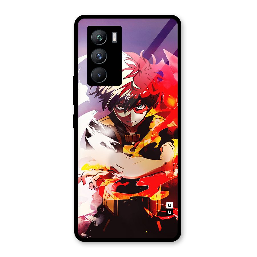Todoroki Colors Glass Back Case for Vivo iQOO 9 SE