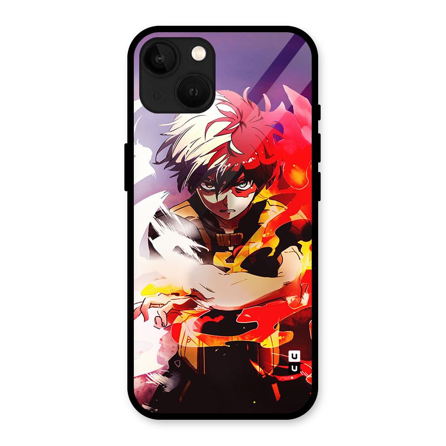 Todoroki Colors Glass Back Case for iPhone 13