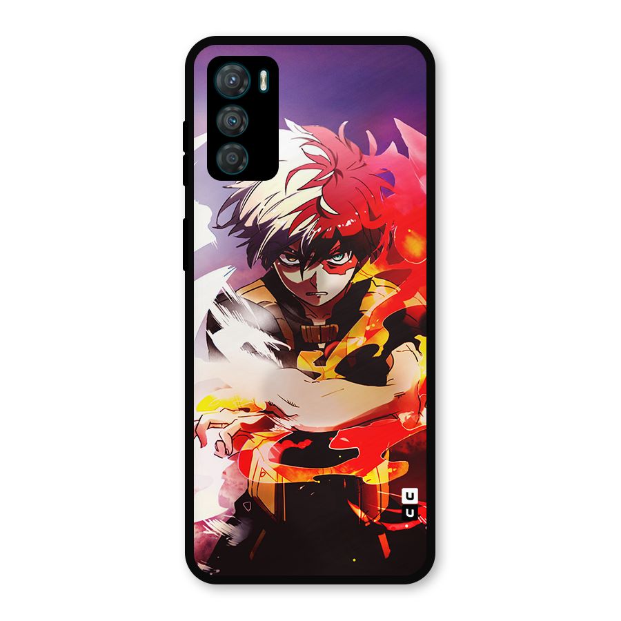 Todoroki Colors Metal Back Case for Moto G42
