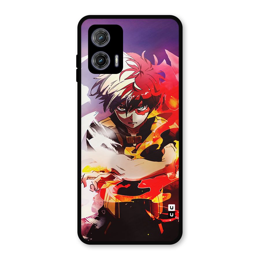 Todoroki Colors Metal Back Case for Moto G73