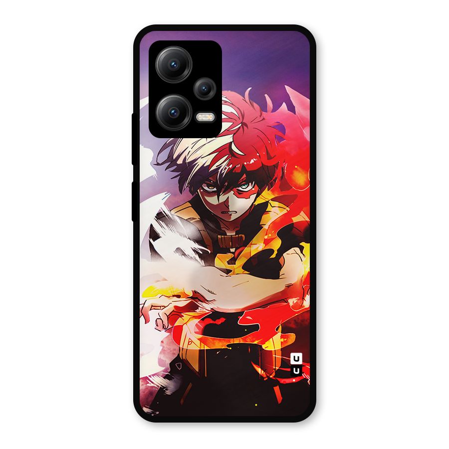 Todoroki Colors Metal Back Case for Redmi Note 12 5G