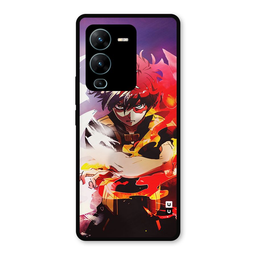 Todoroki Colors Metal Back Case for Vivo V25 Pro