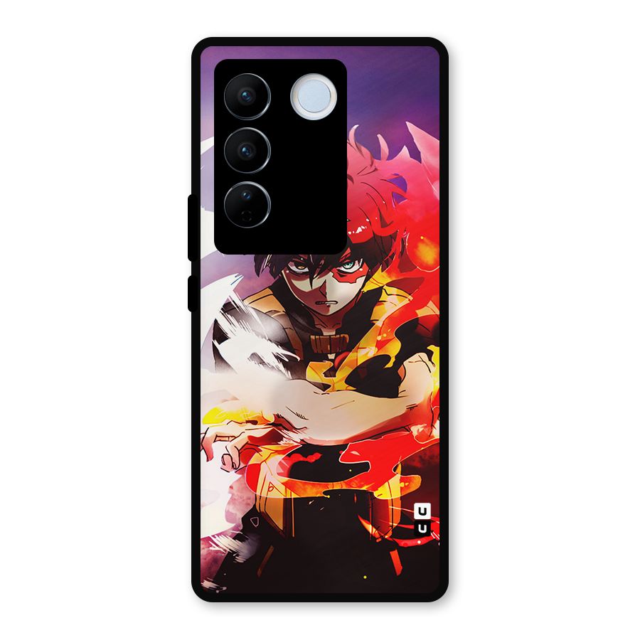 Todoroki Colors Metal Back Case for Vivo V27