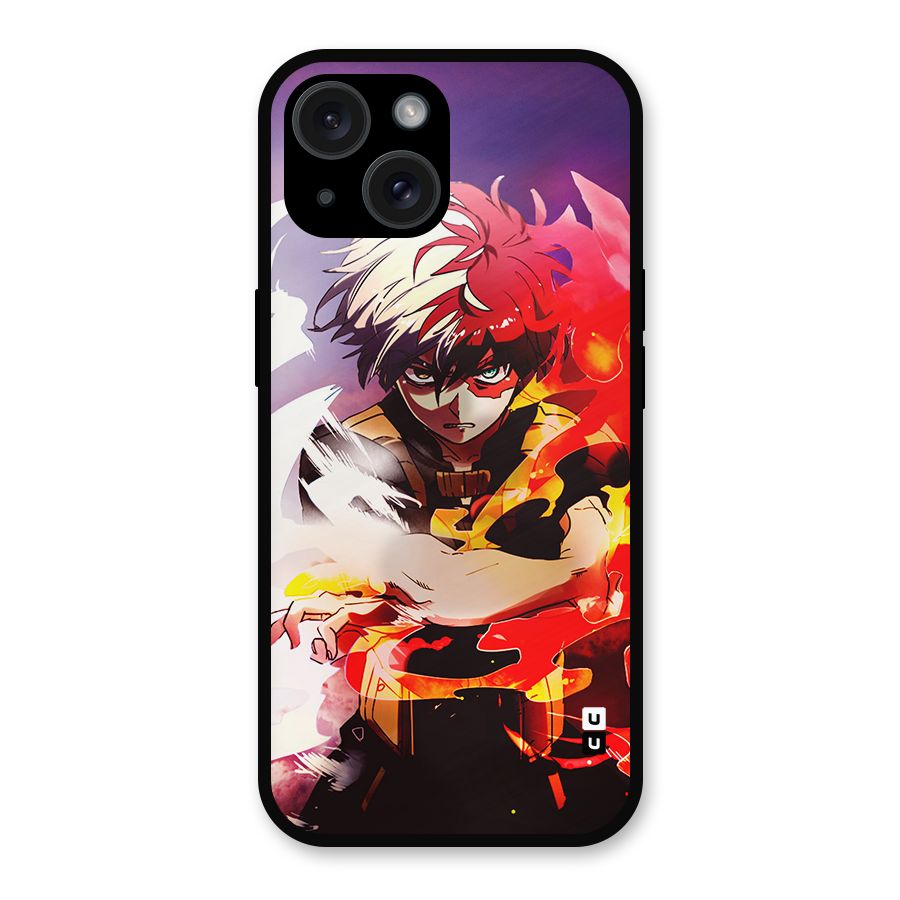 Todoroki Colors Metal Back Case for iPhone 15