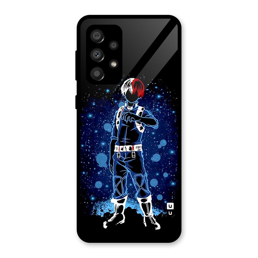 Todoroki Stance Glass Back Case for Galaxy A32