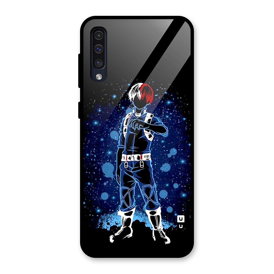Todoroki Stance Glass Back Case for Galaxy A50