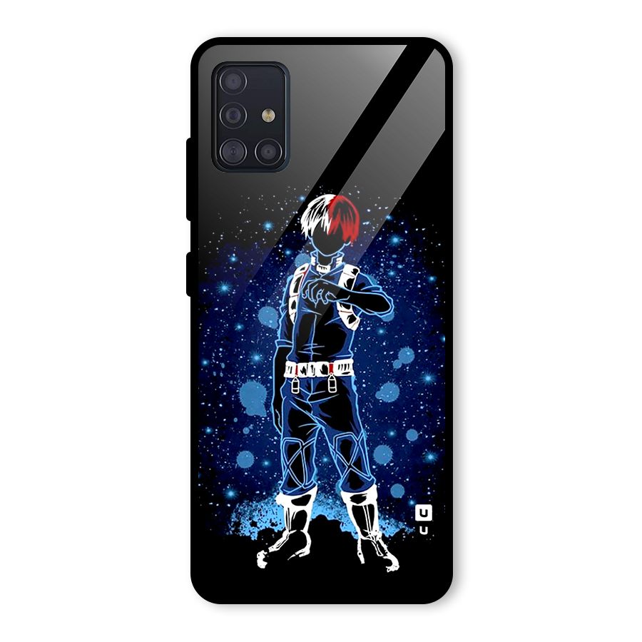 Todoroki Stance Glass Back Case for Galaxy A51