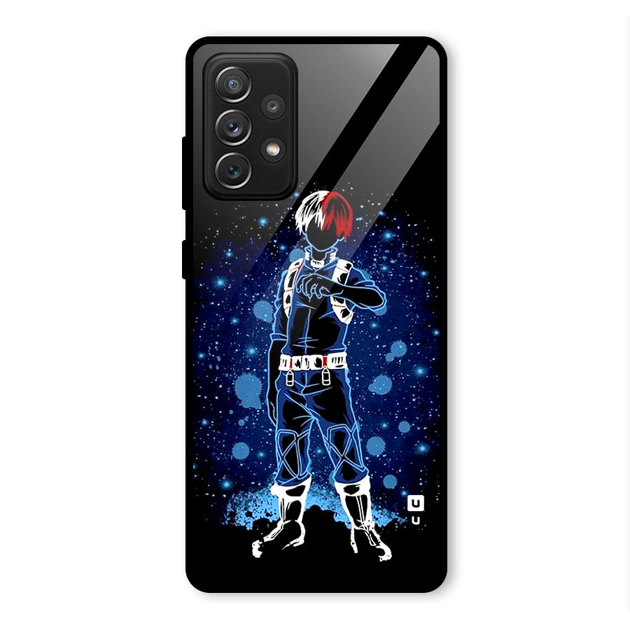Todoroki Stance Glass Back Case for Galaxy A72