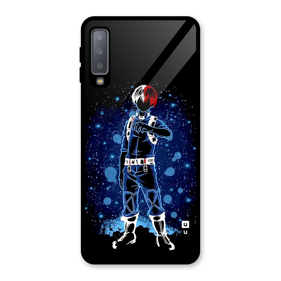 Todoroki Stance Glass Back Case for Galaxy A7 (2018)