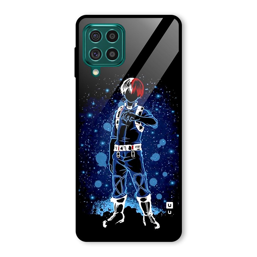 Todoroki Stance Glass Back Case for Galaxy F62