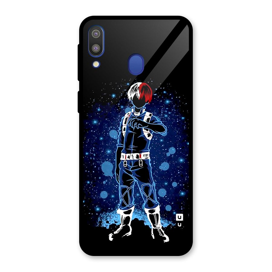 Todoroki Stance Glass Back Case for Galaxy M20