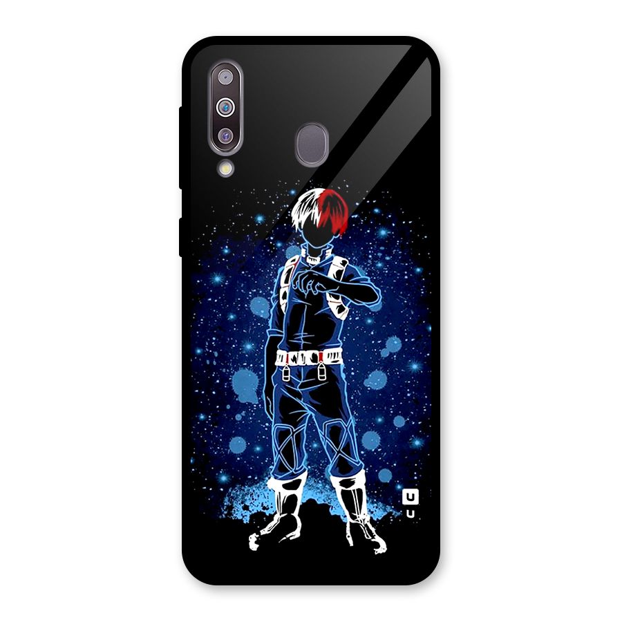 Todoroki Stance Glass Back Case for Galaxy M30