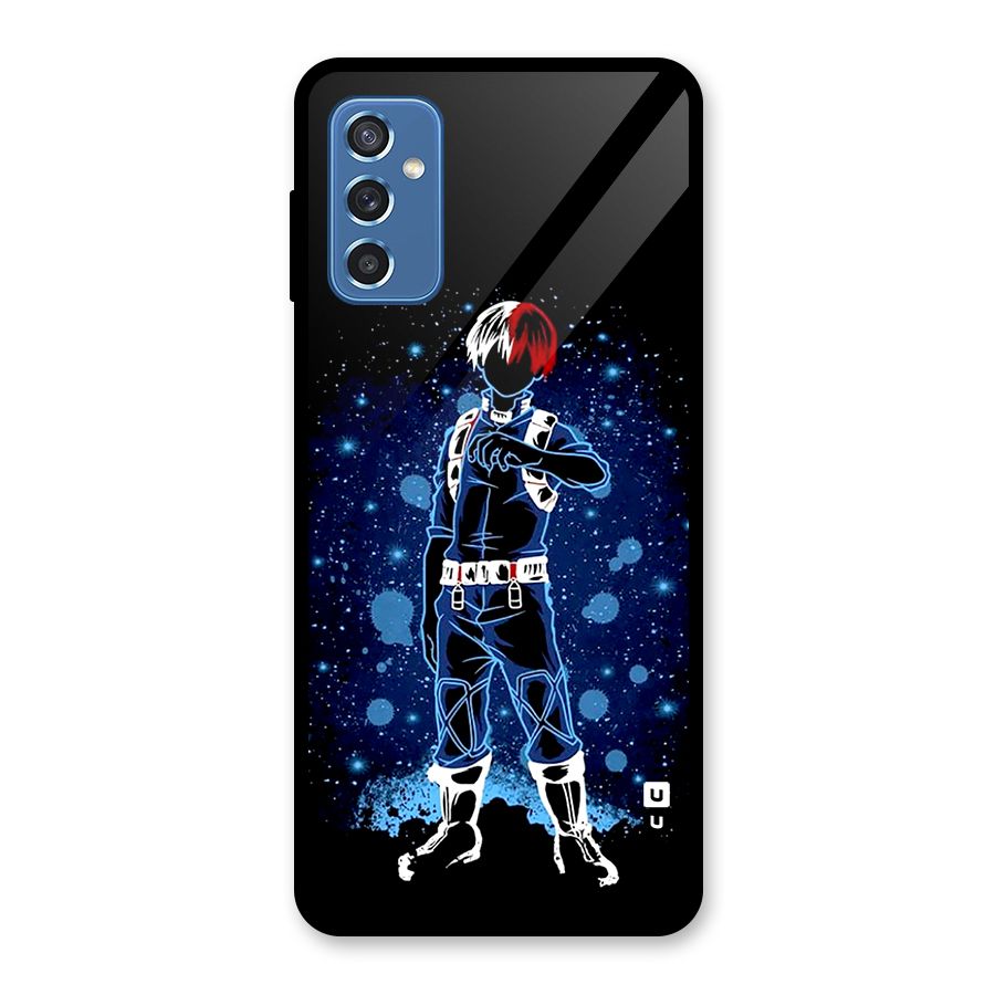Todoroki Stance Glass Back Case for Galaxy M52 5G