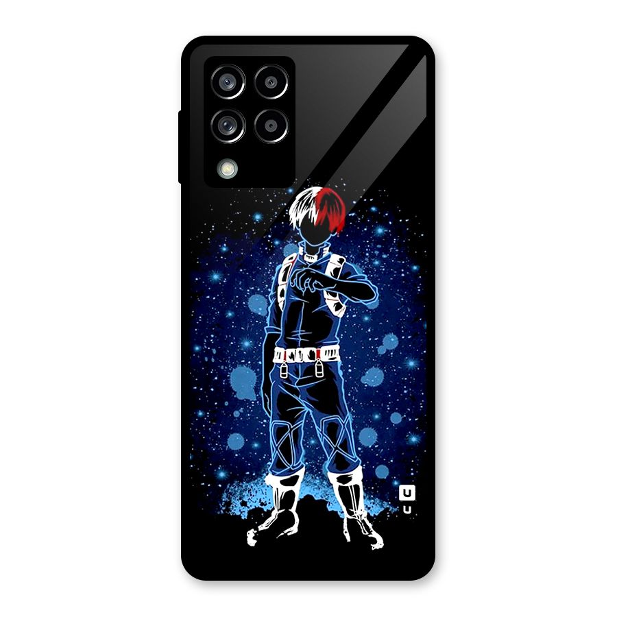 Todoroki Stance Glass Back Case for Galaxy M53 5G