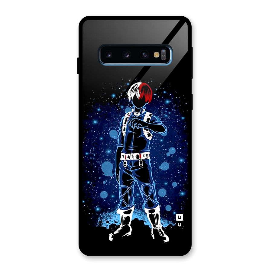 Todoroki Stance Glass Back Case for Galaxy S10