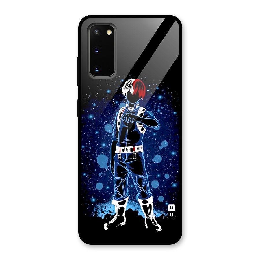 Todoroki Stance Glass Back Case for Galaxy S20
