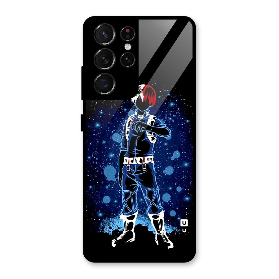 Todoroki Stance Glass Back Case for Galaxy S21 Ultra 5G