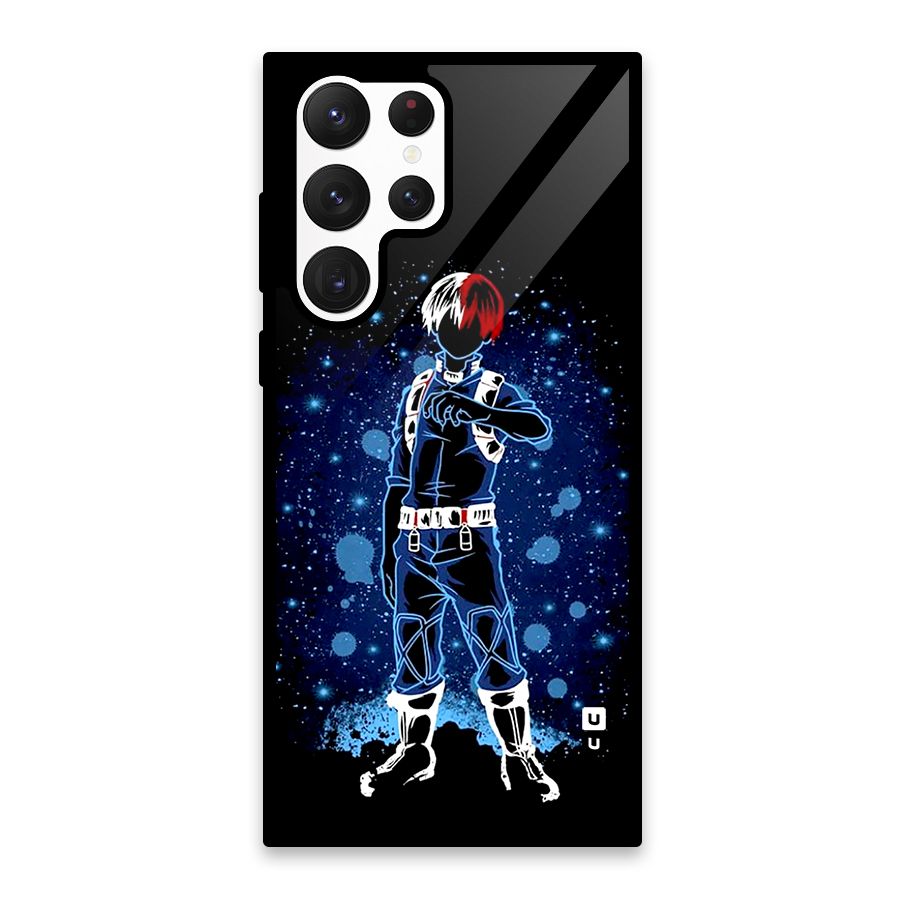 Todoroki Stance Glass Back Case for Galaxy S22 Ultra 5G
